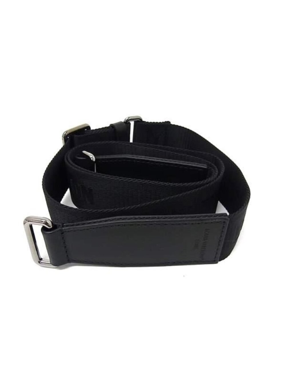 Louis Vuitton Nylon Bag Shoulder Strap Crossbody Black